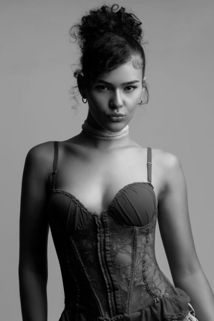 Woman in lingerie