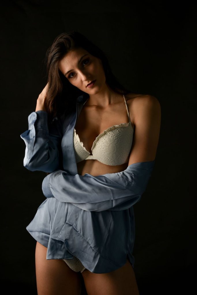 Woman in lingerie