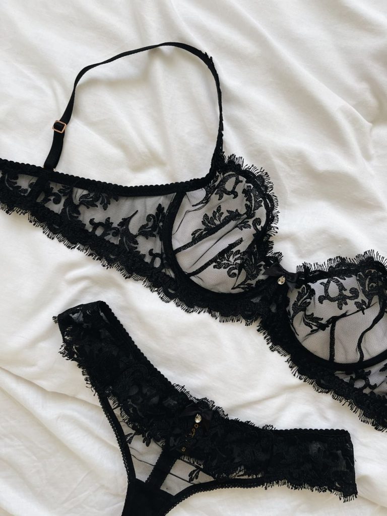 Woman in lingerie